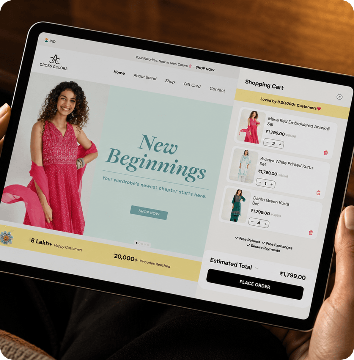 Cross Colors Shopping Cart Experience