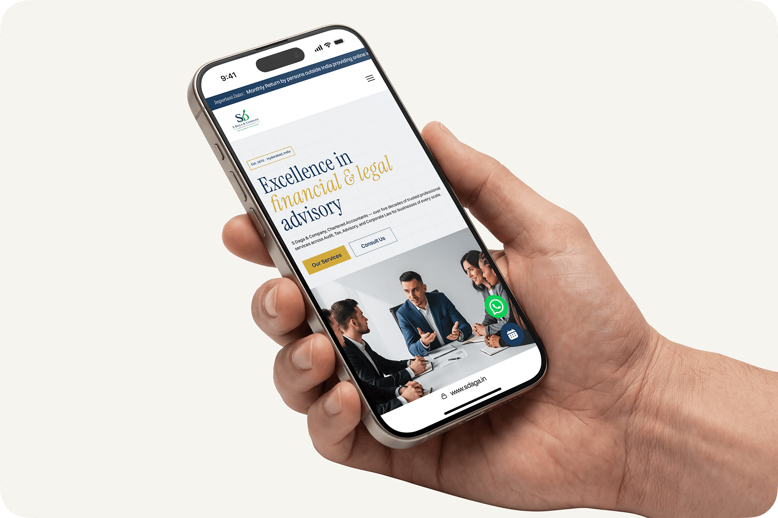 Daga & Co Mobile Preview