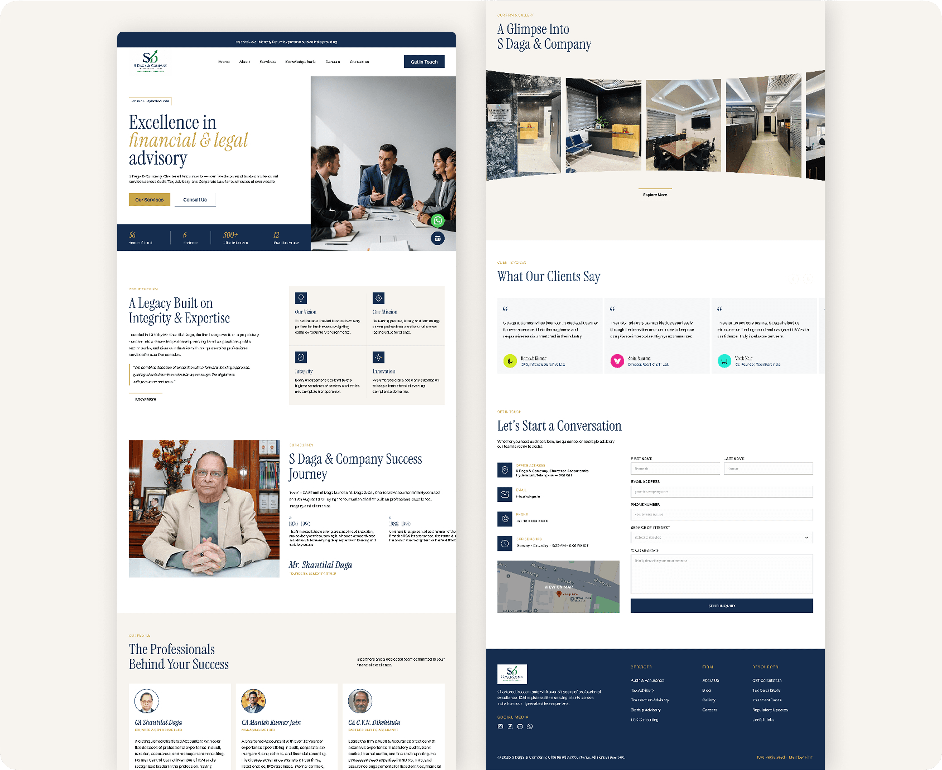 Final Experience UI Collage