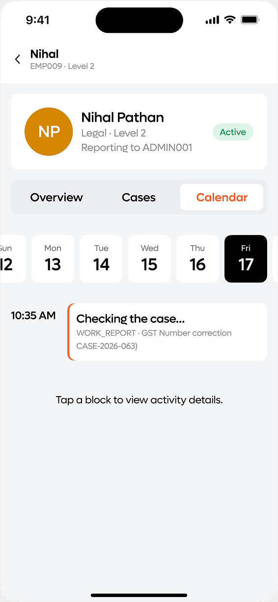 Sapaa Task Details
