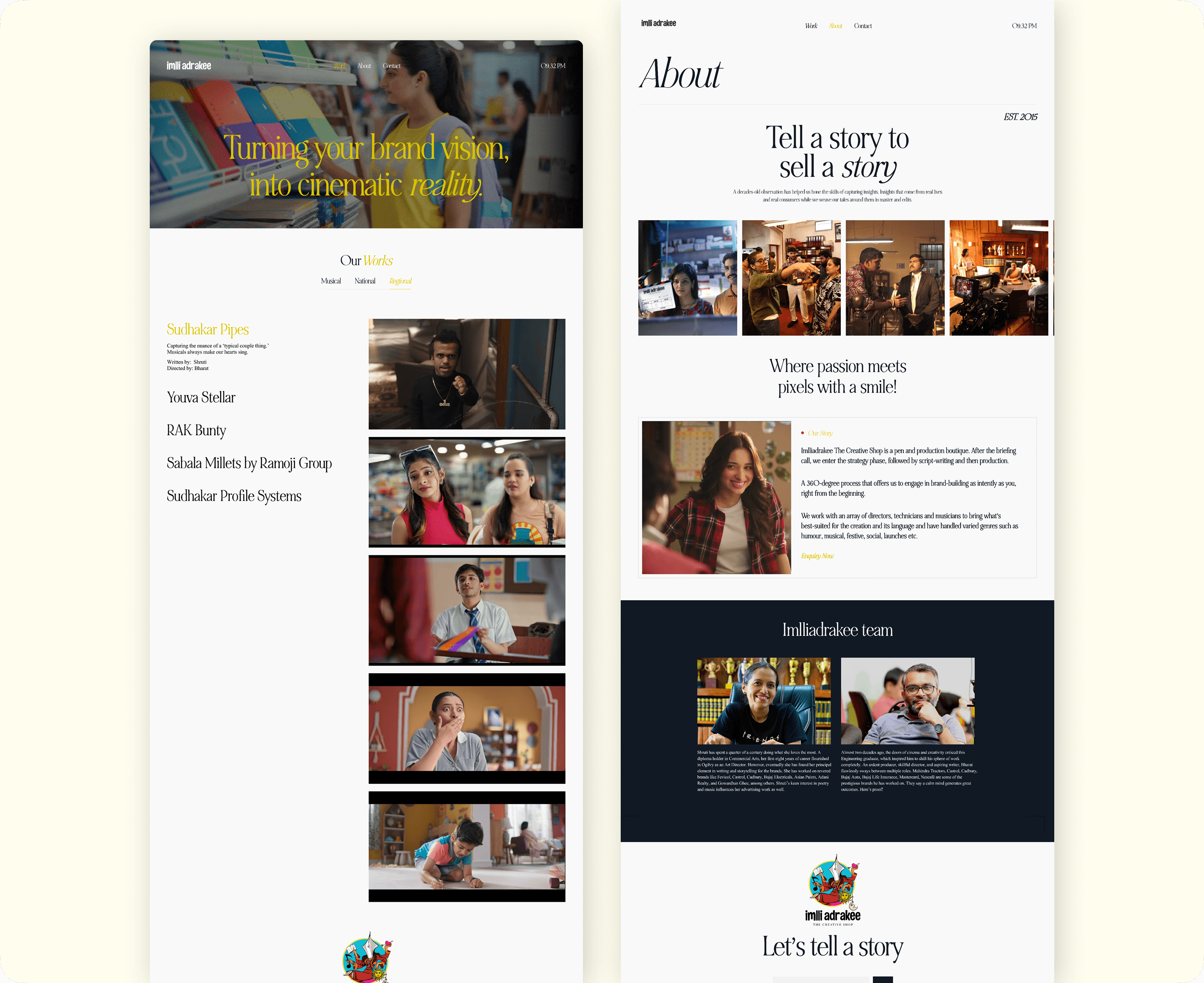 Final Experience UI Collage