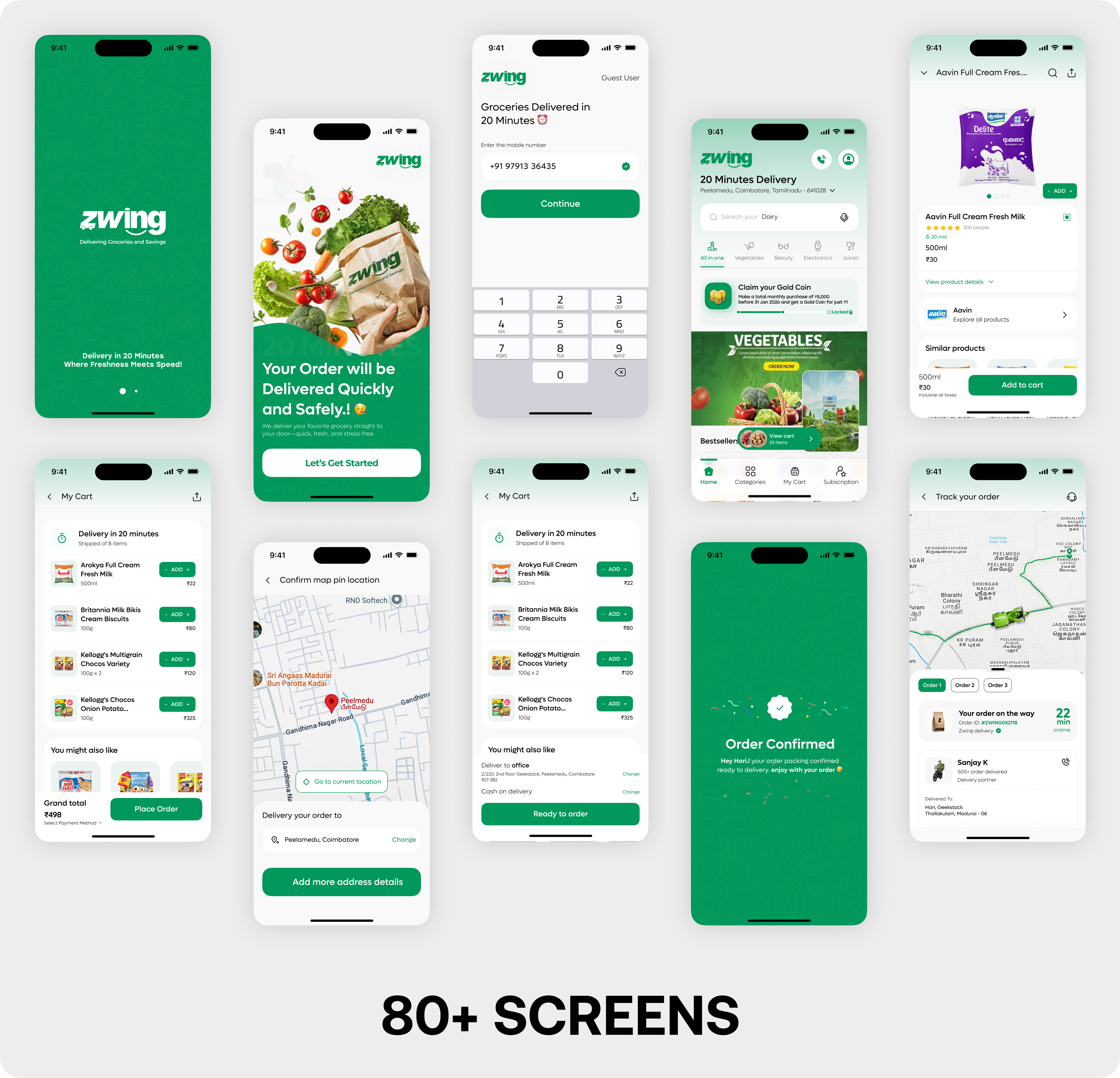 Final Experience UI Collage